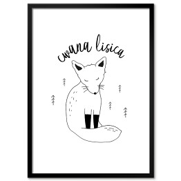 Obraz klasyczny Cwana lisica - ilustracja