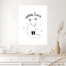 Plakat samoprzylepny Cwana lisica - ilustracja