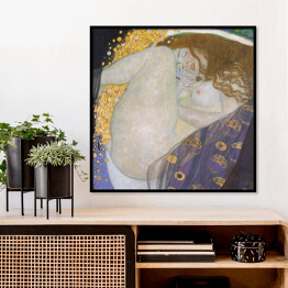 Plakat w ramie Gustav Klimt "Danae" - reprodukcja