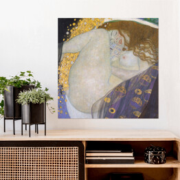 Plakat samoprzylepny Gustav Klimt "Danae" - reprodukcja
