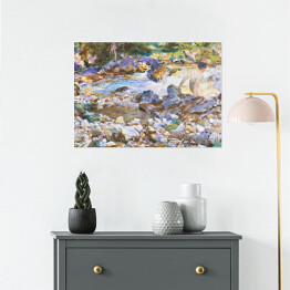 Plakat John Singer Sargent Mountain Stream Reprodukcja obrazu