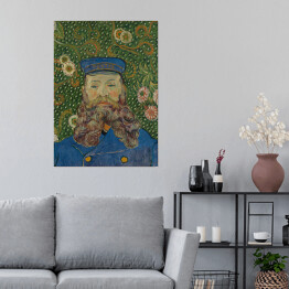 Plakat samoprzylepny Vincent van Gogh "Portret listonosza Józefa Roulina" - reprodukcja
