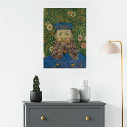 Plakat samoprzylepny Vincent van Gogh "Portret listonosza Józefa Roulina" - reprodukcja