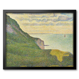 Obraz w ramie Georges Seurat "Pejzaż Port-en-Bessin w Normandii" - reprodukcja