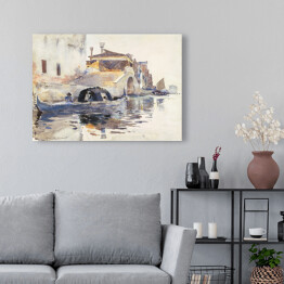 Obraz klasyczny John Singer Sargent Ponte Panada, Fondamenta Nuove, Venice Akwarela Reprodukcja obrazu