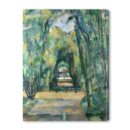 Obraz na płótnie Paul Cezanne "Aleja w Chantilly" - reprodukcja