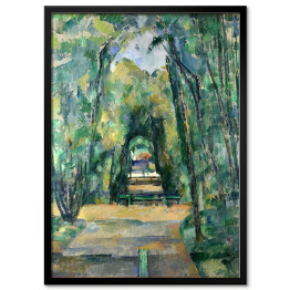 Plakat w ramie Paul Cezanne "Aleja w Chantilly" - reprodukcja