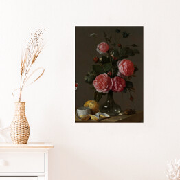 Plakat Cornelis de Heem "Floral still life"