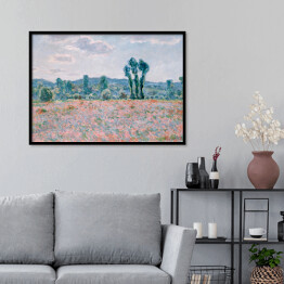 Plakat w ramie Claude Monet "Pole" - reprodukcja