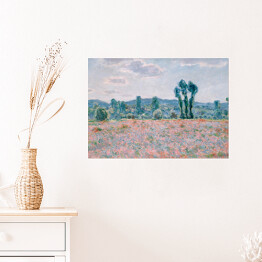 Plakat Claude Monet "Pole" - reprodukcja