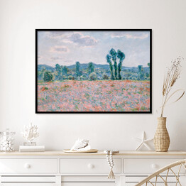 Plakat w ramie Claude Monet "Pole" - reprodukcja