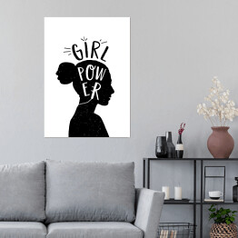 Plakat Typografia - Girl Power