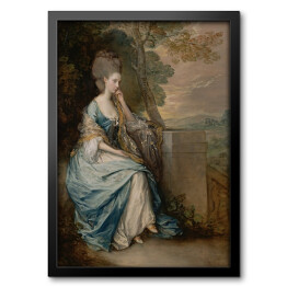 Obraz w ramie Thomas Gainsborough - Portrait of Anne Reprodukcja obrazu