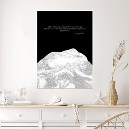 Plakat samoprzylepny Sentencje o górach - ks. Józef Tischner