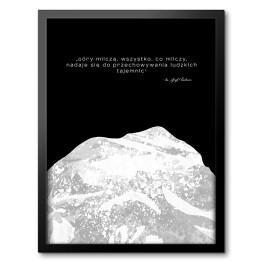 Obraz w ramie Sentencje o górach - ks. Józef Tischner
