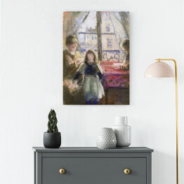 Obraz na płótnie Camille Pissarro Przy oknie, ulica Trois freres. Reprodukcja