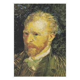 Plakat samoprzylepny Vincent van Gogh Self-Portrait. Reprodukcja obrazu