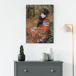 Obraz na płótnie Jesień. Portret Lydii Cassatt. Mary Cassatt. Reprodukcja obrazu