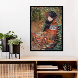 Plakat w ramie Jesień. Portret Lydii Cassatt. Mary Cassatt. Reprodukcja obrazu