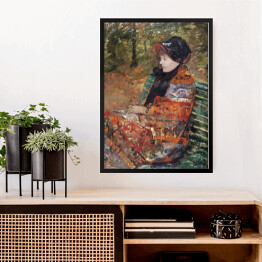 Obraz w ramie Jesień. Portret Lydii Cassatt. Mary Cassatt. Reprodukcja obrazu