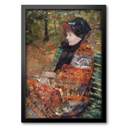 Obraz w ramie Jesień. Portret Lydii Cassatt. Mary Cassatt. Reprodukcja obrazu