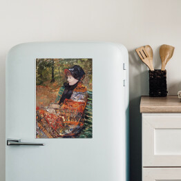 Magnes dekoracyjny Jesień. Portret Lydii Cassatt. Mary Cassatt. Reprodukcja obrazu