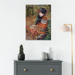 Plakat Jesień. Portret Lydii Cassatt. Mary Cassatt. Reprodukcja obrazu