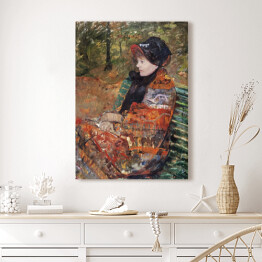 Obraz na płótnie Jesień. Portret Lydii Cassatt. Mary Cassatt. Reprodukcja obrazu