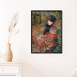 Plakat w ramie Jesień. Portret Lydii Cassatt. Mary Cassatt. Reprodukcja obrazu