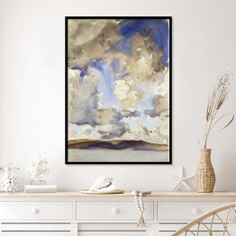 Plakat w ramie John Singer Sargent Chmury. Reprodukcja obrazu