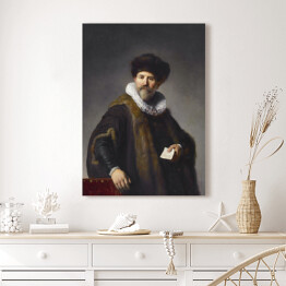 Obraz na płótnie Rembrandt "Nicolae Ruts" - reprodukcja