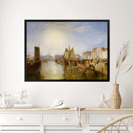 Obraz w ramie William Turner "Port w Dieppe" - reprodukcja
