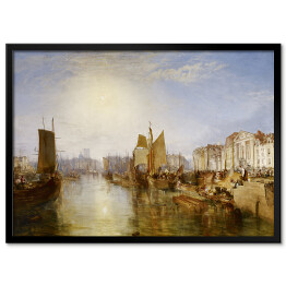 Obraz klasyczny William Turner "Port w Dieppe" - reprodukcja