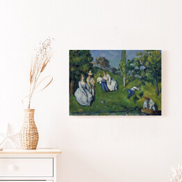 Obraz na płótnie Paul Cézanne "Staw" - reprodukcja