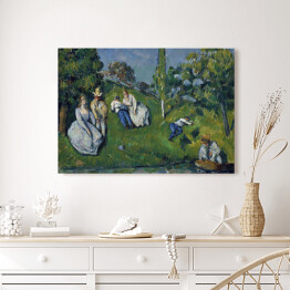 Obraz na płótnie Paul Cézanne "Staw" - reprodukcja