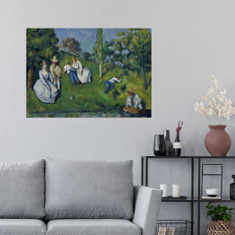 Plakat Paul Cézanne "Staw" - reprodukcja