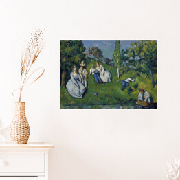 Plakat samoprzylepny Paul Cézanne "Staw" - reprodukcja