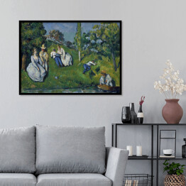Plakat w ramie Paul Cézanne "Staw" - reprodukcja