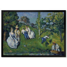 Plakat w ramie Paul Cézanne "Staw" - reprodukcja