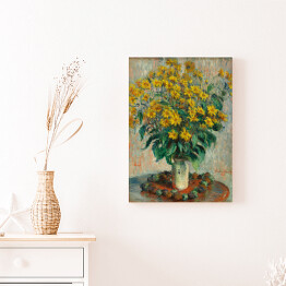 Obraz na płótnie Claude Monet Kwiaty karczocha jerozolimskiego. Reprodukcja obrazu