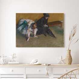 Obraz na płótnie Edgar Degas "Oczekiwanie" - reprodukcja