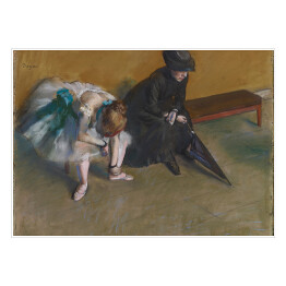 Plakat Edgar Degas "Oczekiwanie" - reprodukcja