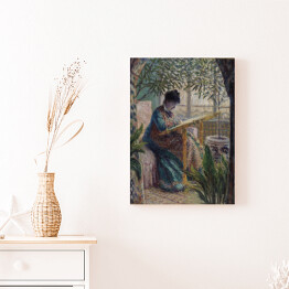 Obraz na płótnie Claude Monet Haft Madame Monet Reprodukcja obrazu