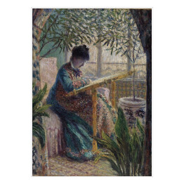Plakat Claude Monet Haft Madame Monet Reprodukcja obrazu