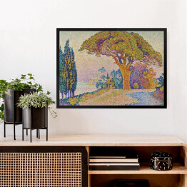 Obraz w ramie Paul Signac Sosny w Bertaud. Reprodukcja obrazu
