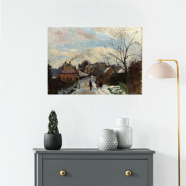 Plakat samoprzylepny Camille Pissarro "Wzgórze nad Norwood" - reprodukcja