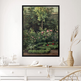 Obraz w ramie Camille Pissarro Różany ogród. Reprodukcja
