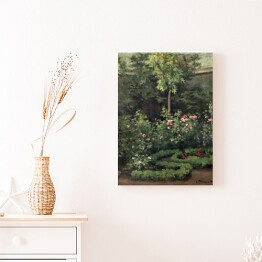 Obraz na płótnie Camille Pissarro Różany ogród. Reprodukcja