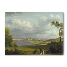Obraz na płótnie C. W. Eckersberg Widok północny zamku Kronborg Reprodukcja obrazu