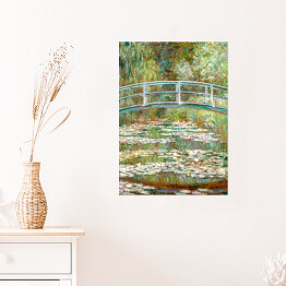 Plakat Claude Monet Bridge over a Pond of Water Lilies. Reprodukcja obrazu